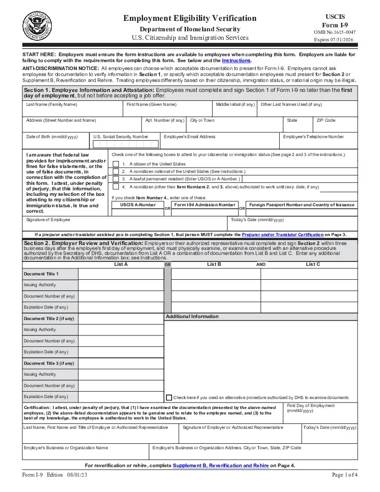 thumbnail of IRS Form i-9