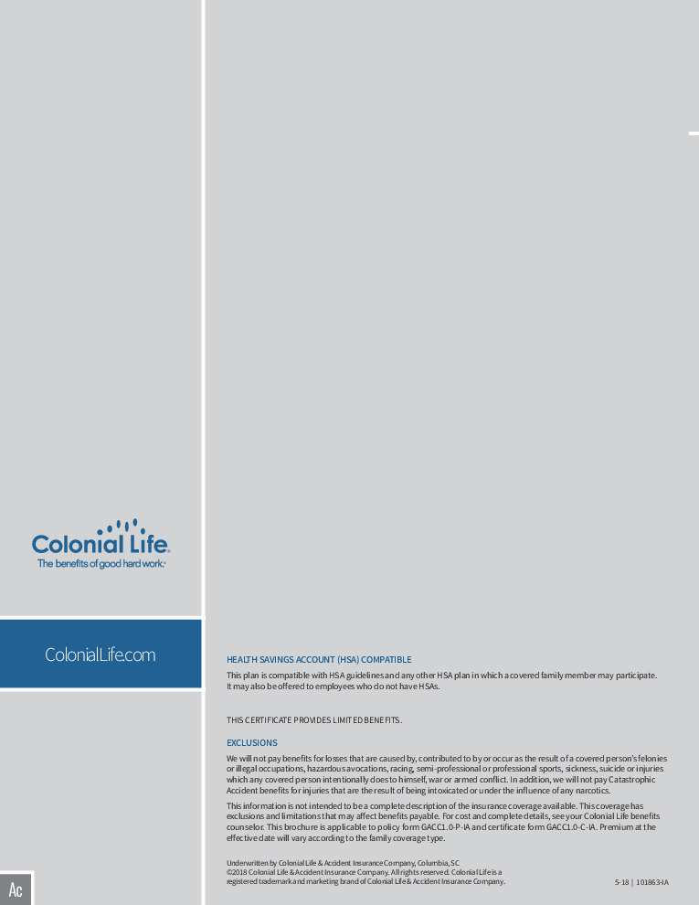 thumbnail of Group Accident Premier – IA