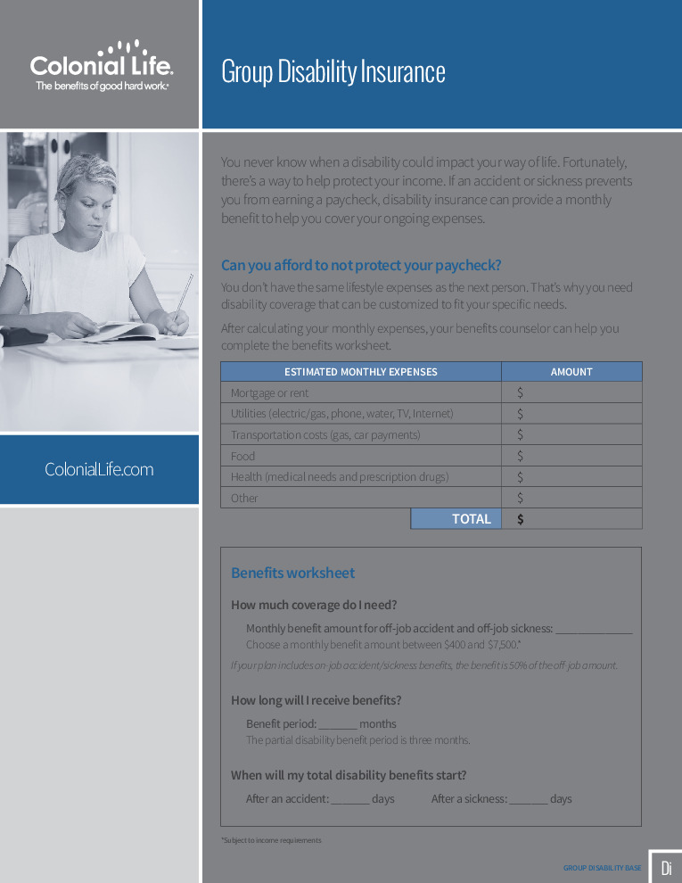 thumbnail of Group Disability Base Brochure